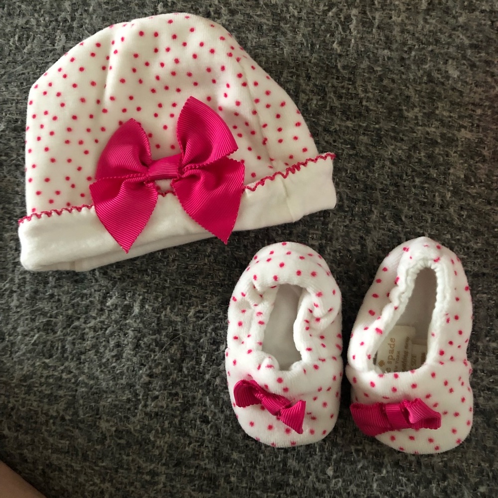 Kate Spade Cap & Bootie Set